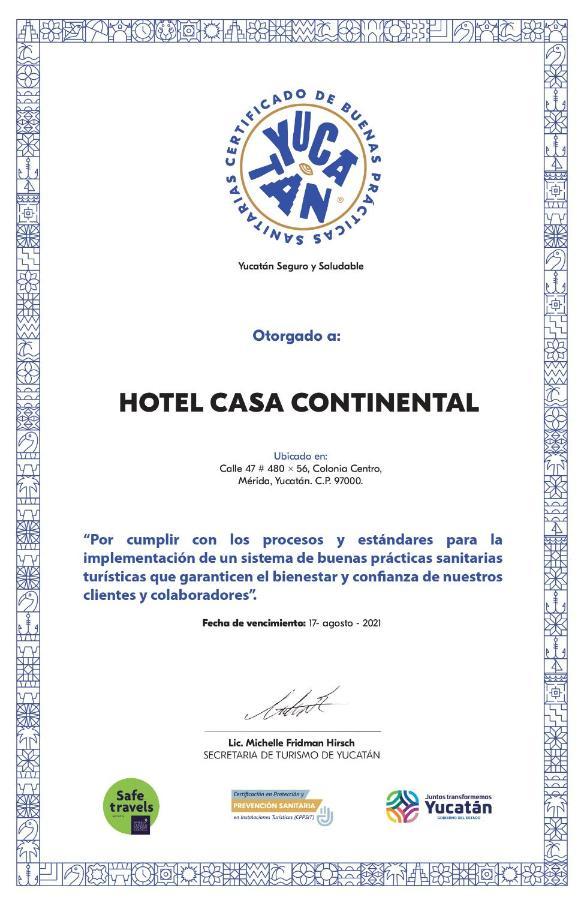 Casa Continental Ξενοδοχείο Mérida Εξωτερικό φωτογραφία